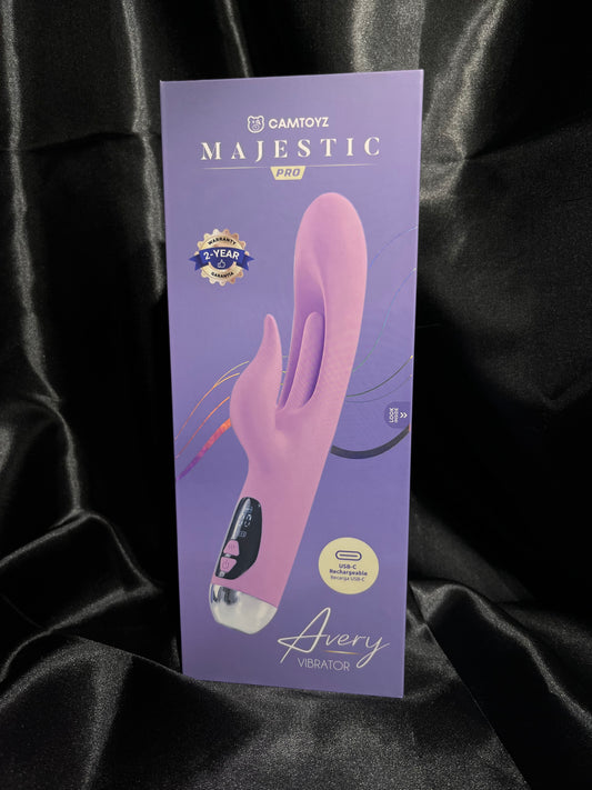 Vibrador vaginal y clitorial avery