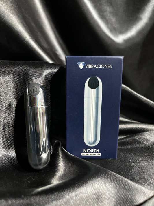 Bala vibradora metalizada USB