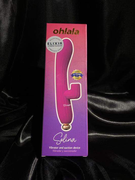 Vibrador vaginal y clitorial Selina