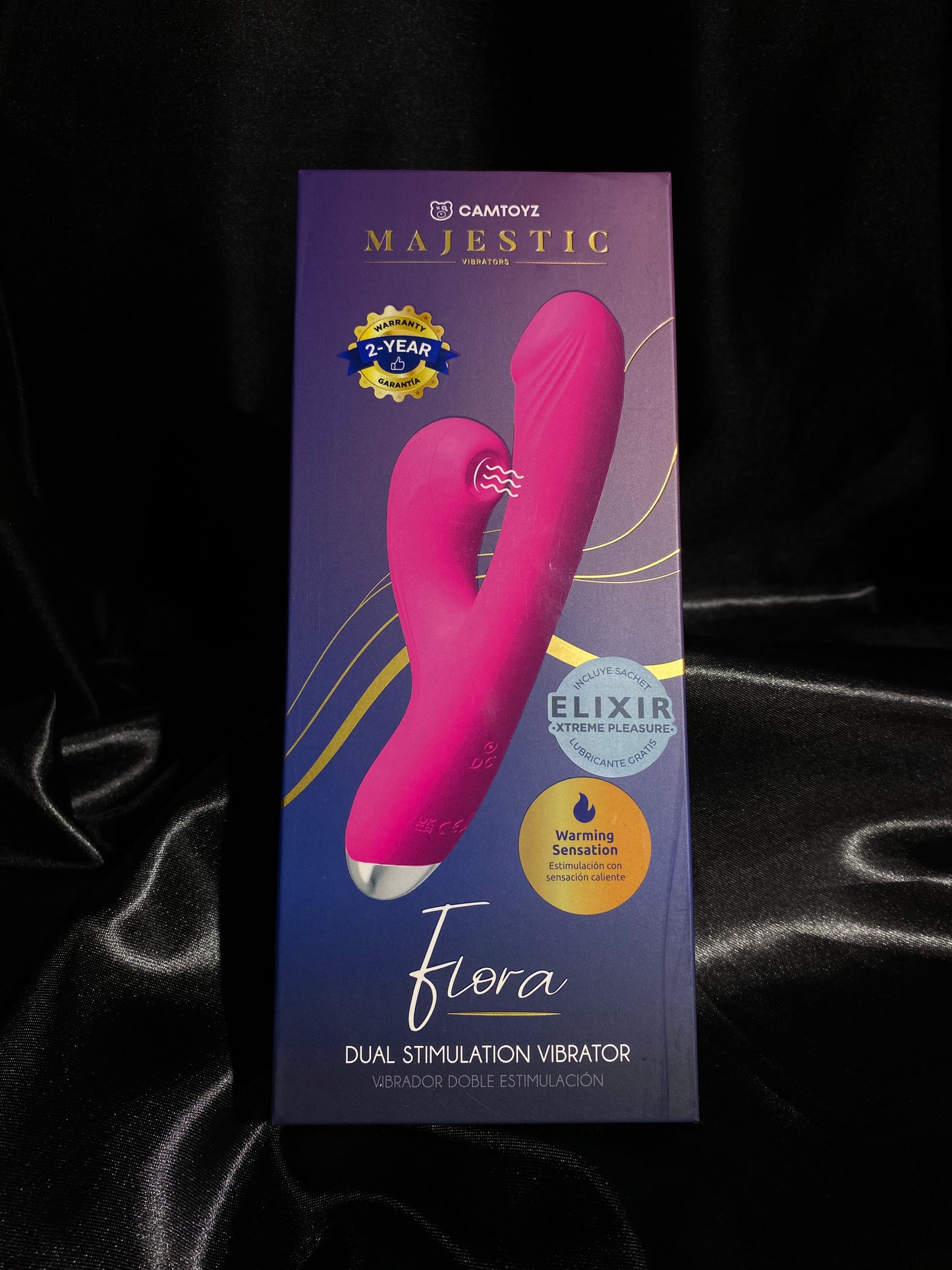 Vibrador vaginal y clitorial Flora