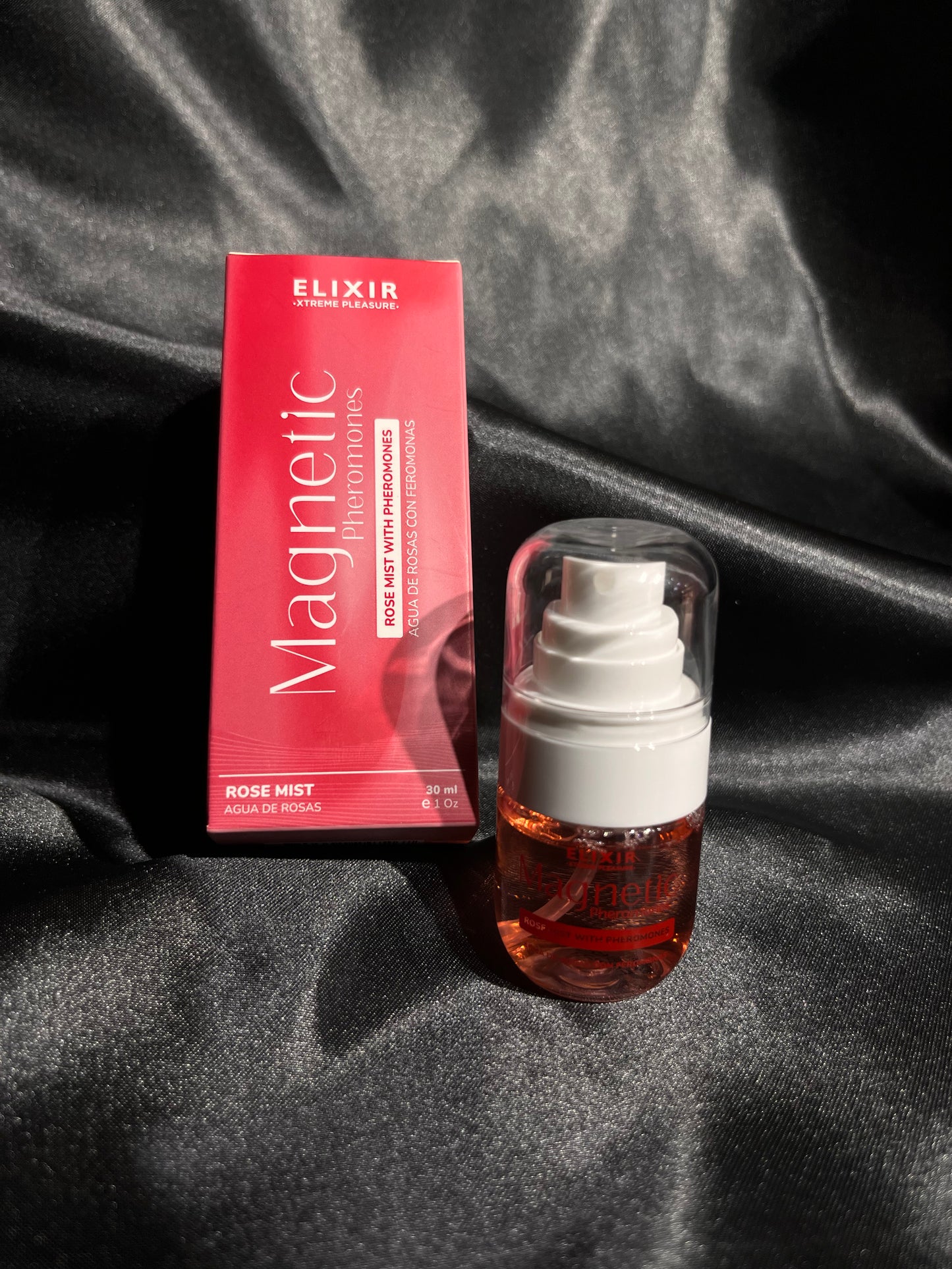 Agua de rosas con feromonas