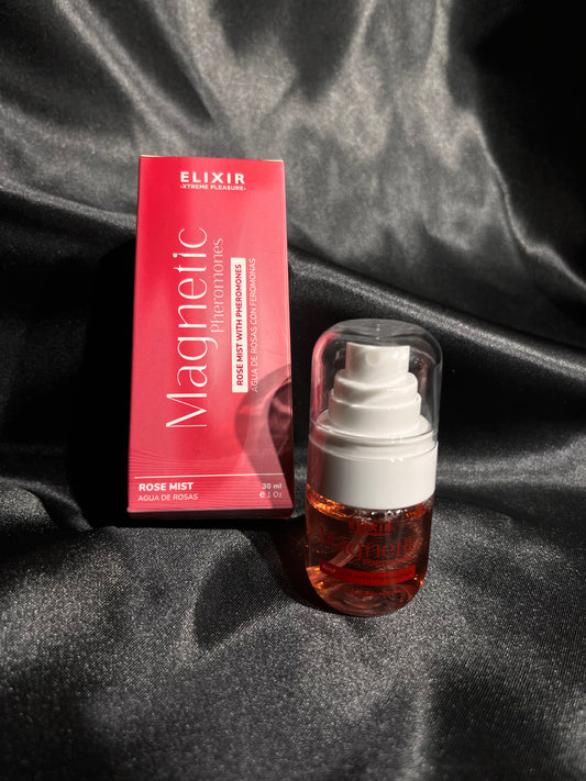 Agua de rosas con feromonas